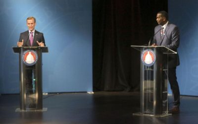 Rep. Ben McAdams and Burgess Owens spar in Utah 4th Congressional District debate